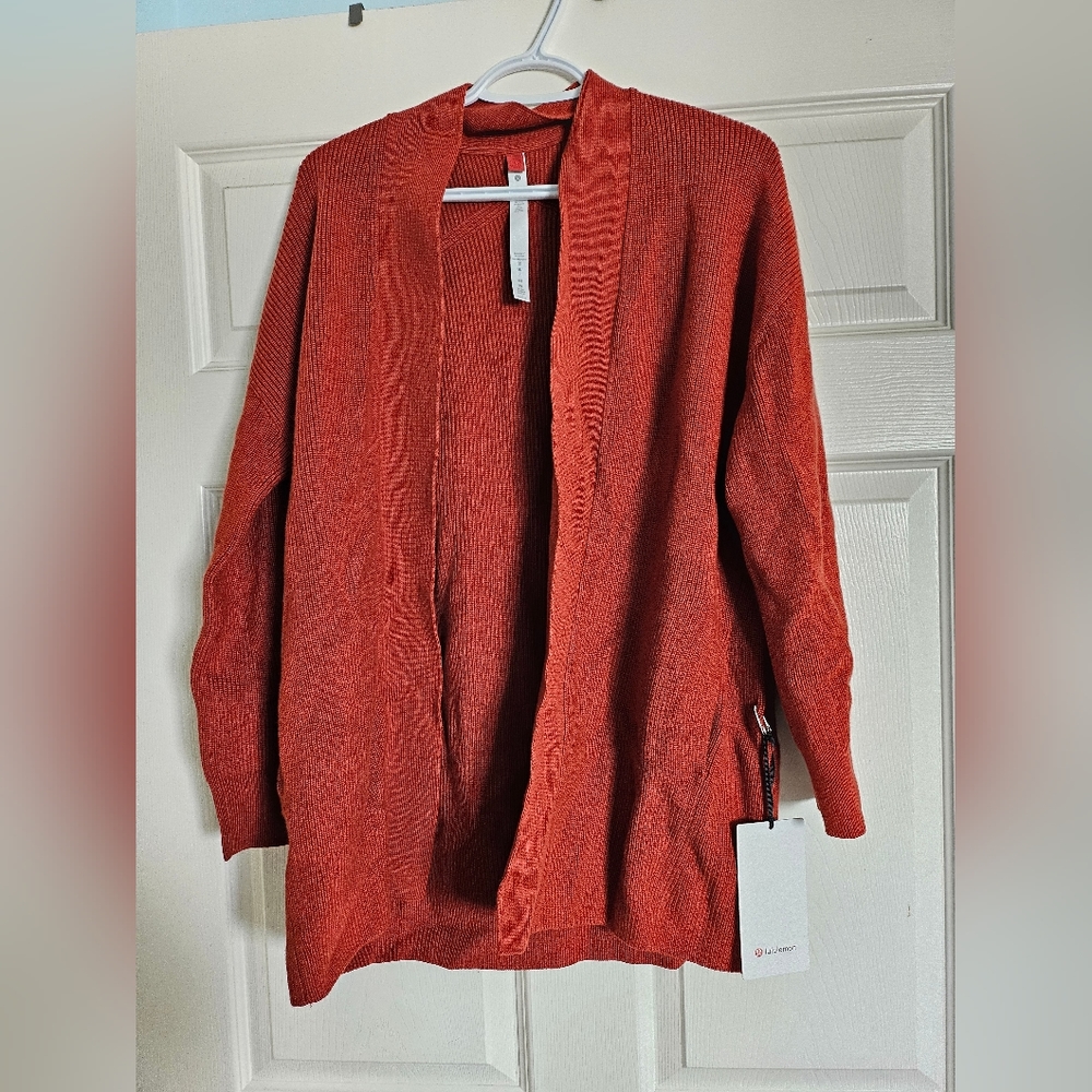 Lululemon Merino wool-blend rib long wrap sweater - Picture 2 of 4